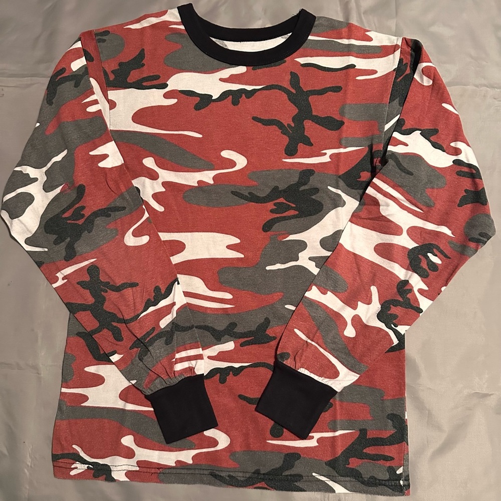 Men's Camouflage Long Sleeve T-Shirt